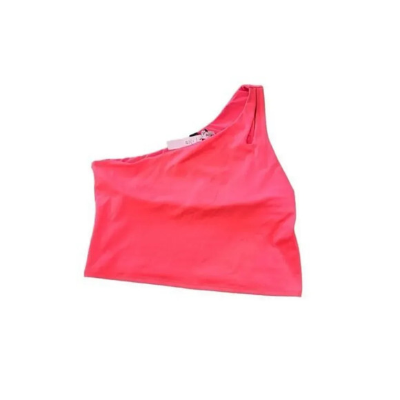 Victoria’s Secret On Point One Shoulder Pink Top NwT XXL. Retail 55.00 - Picture 2 of 5